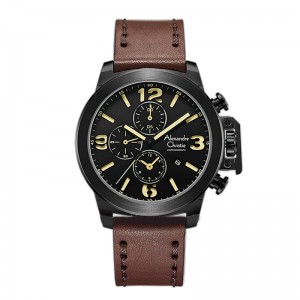 Alexandre Christie AC 6280 Black Brown New Man GCLIPBAIV